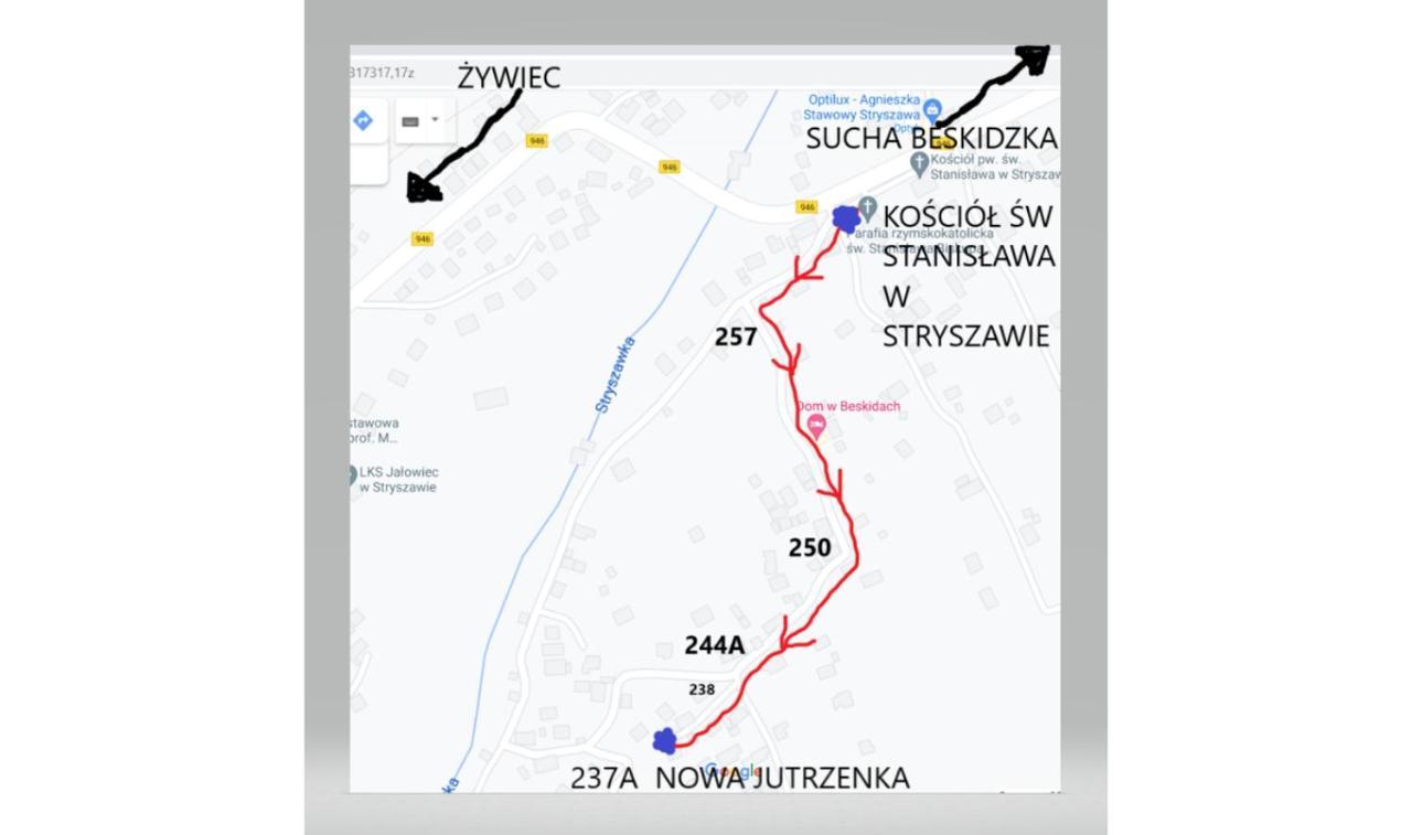 Nowa Jutrzenka Apartman Stryszawa Kültér fotó